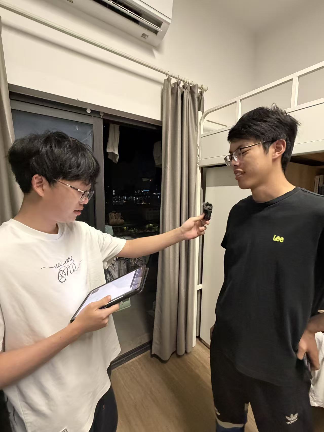 One-on-one user interview session